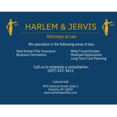 Harlem and Jervis Law