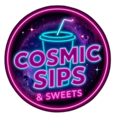 Tee Box Sponsor - Cosmic Sips & Sweets - Logo
