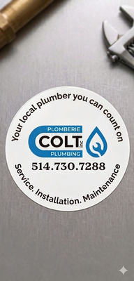 Support Sponsor - Commanditaire Soutien - Colt Plumbing - Logo
