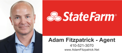 Tee Box Sponsor - Adam Fitzpatrick State Farm Agnecy - Logo