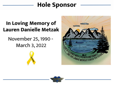 Hole Sponsors - In Memory of Lauren Metzak  - Logo