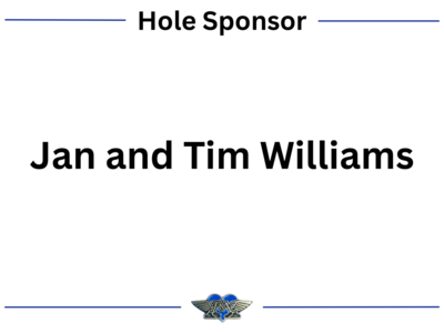 Hole Sponsors - Jan and Tim Williams - Logo