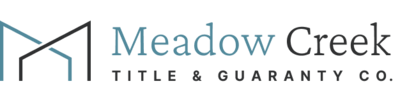 Silver Sponsor - $1,000 - Meadow Creek Title & Guaranty Co. - Logo