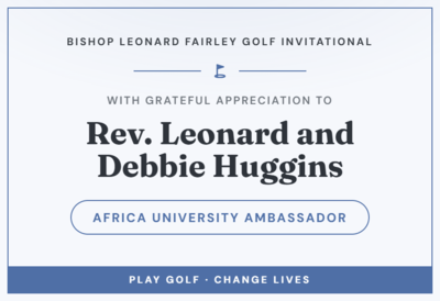 Rev. Leonard and Derrie Huggins