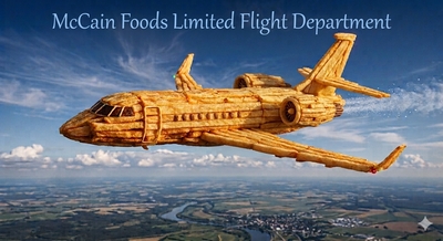 Lunch Sponsor - McCain Foods Limited Flight Department - Logo