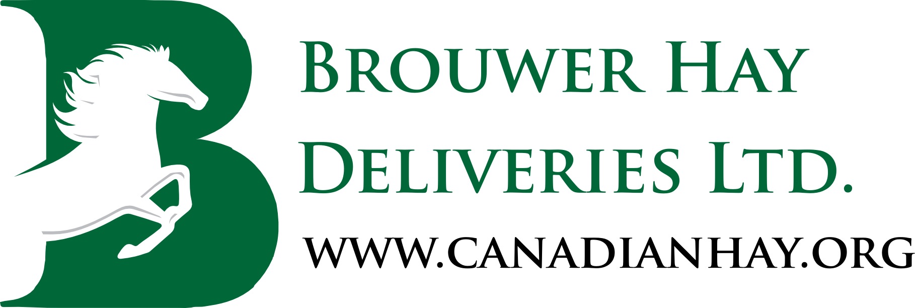 Gold Sponsor - Brouwer Hay Deliveries Ltd. - Logo