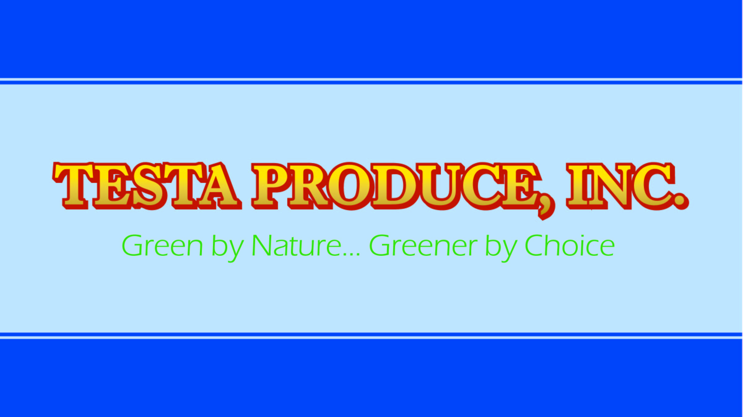 Additional Sponsors  - Testa Produce, Inc. - Logo