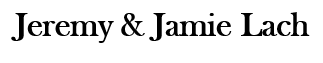 Platinum Sponsors - Jeremy & Jamie Lach - Logo