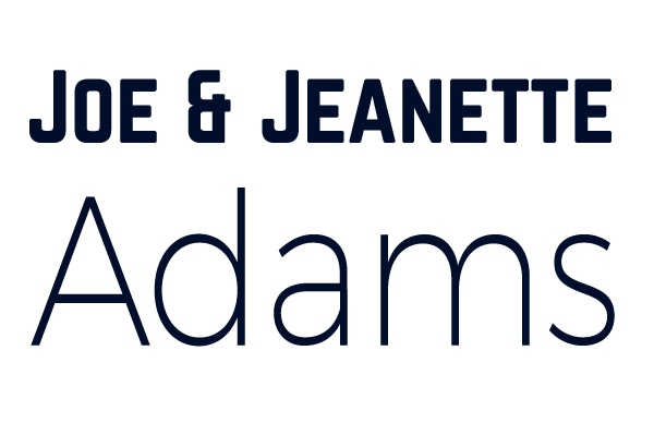 Joe and Jeanette Adams