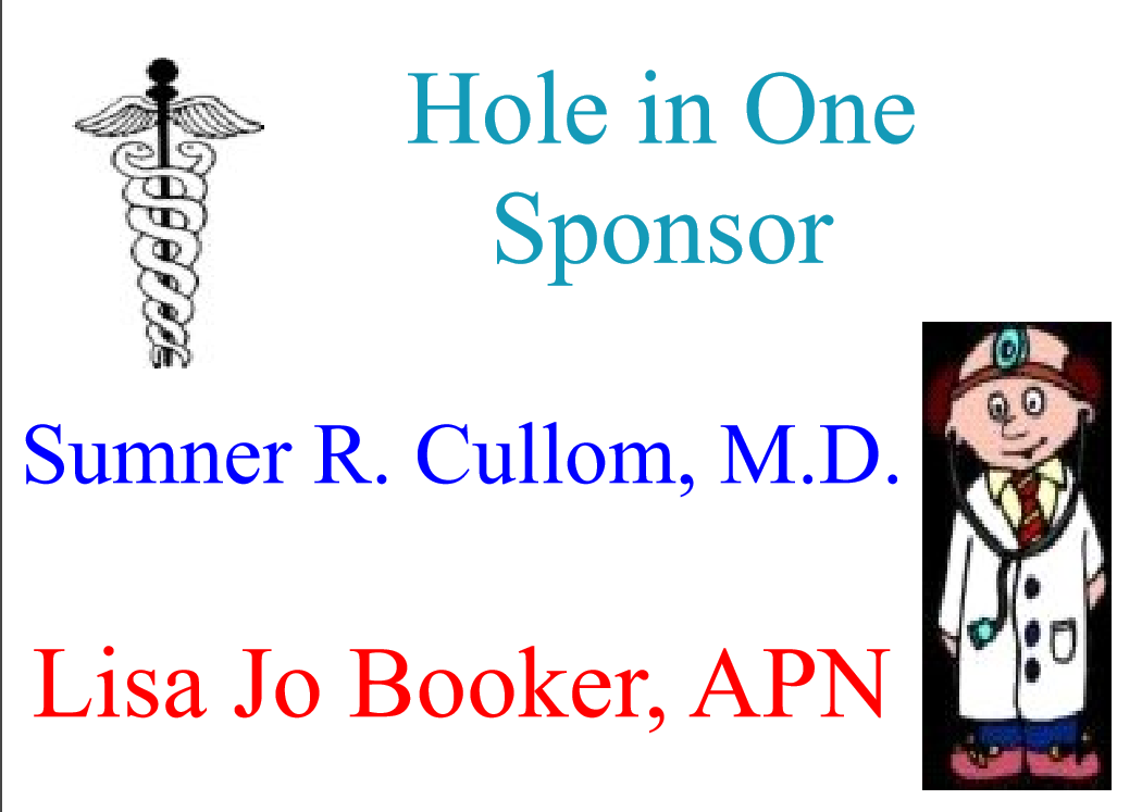 Hole in One Sponsor - Dr. Sumner R. Cullom/ Lisa Jo Booker - Logo