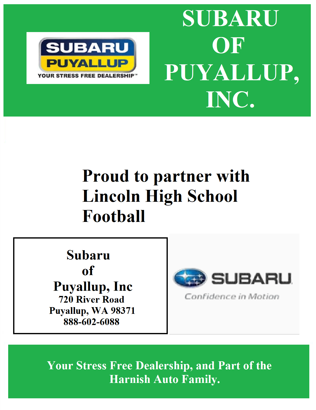 Subaru of Puyallup, Inc.