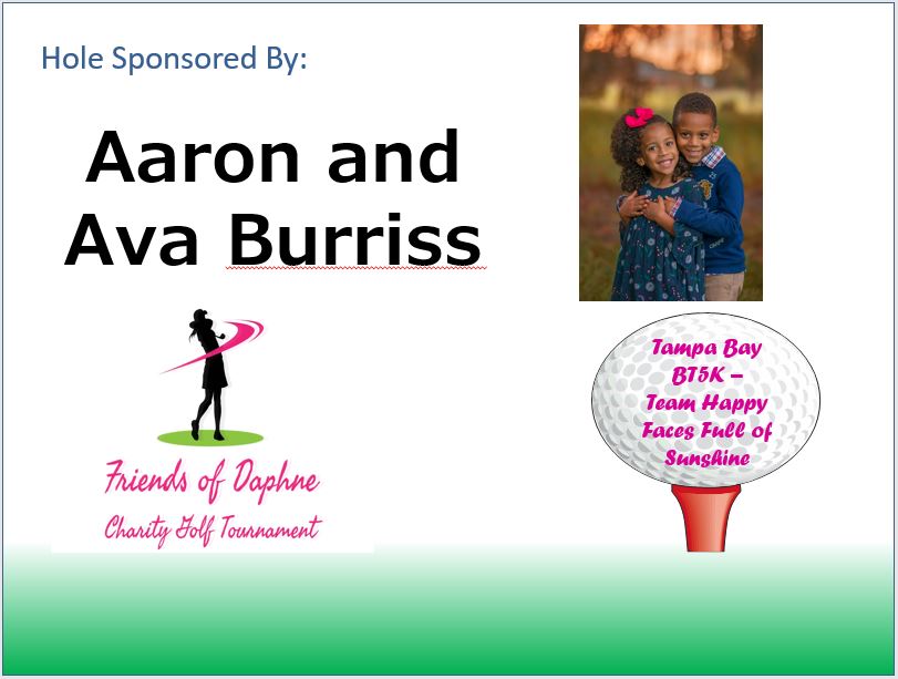 Hole Sponsor - Aaron and Ava Burriss - Logo