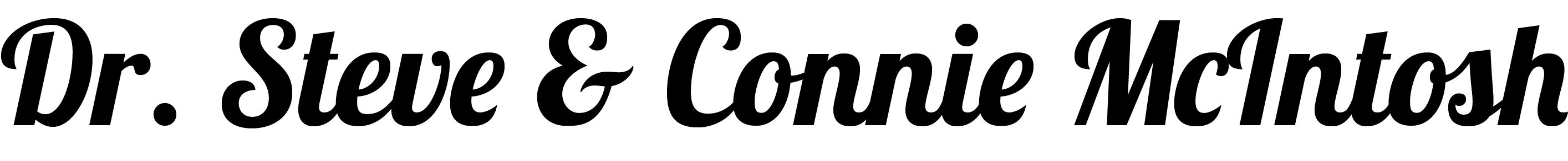Hole Sponsors - Dr. Steve & Connie McIntosh - Logo