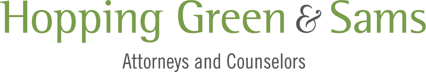 Putting Contest Sponsors - Hopping Green and Sams - Logo