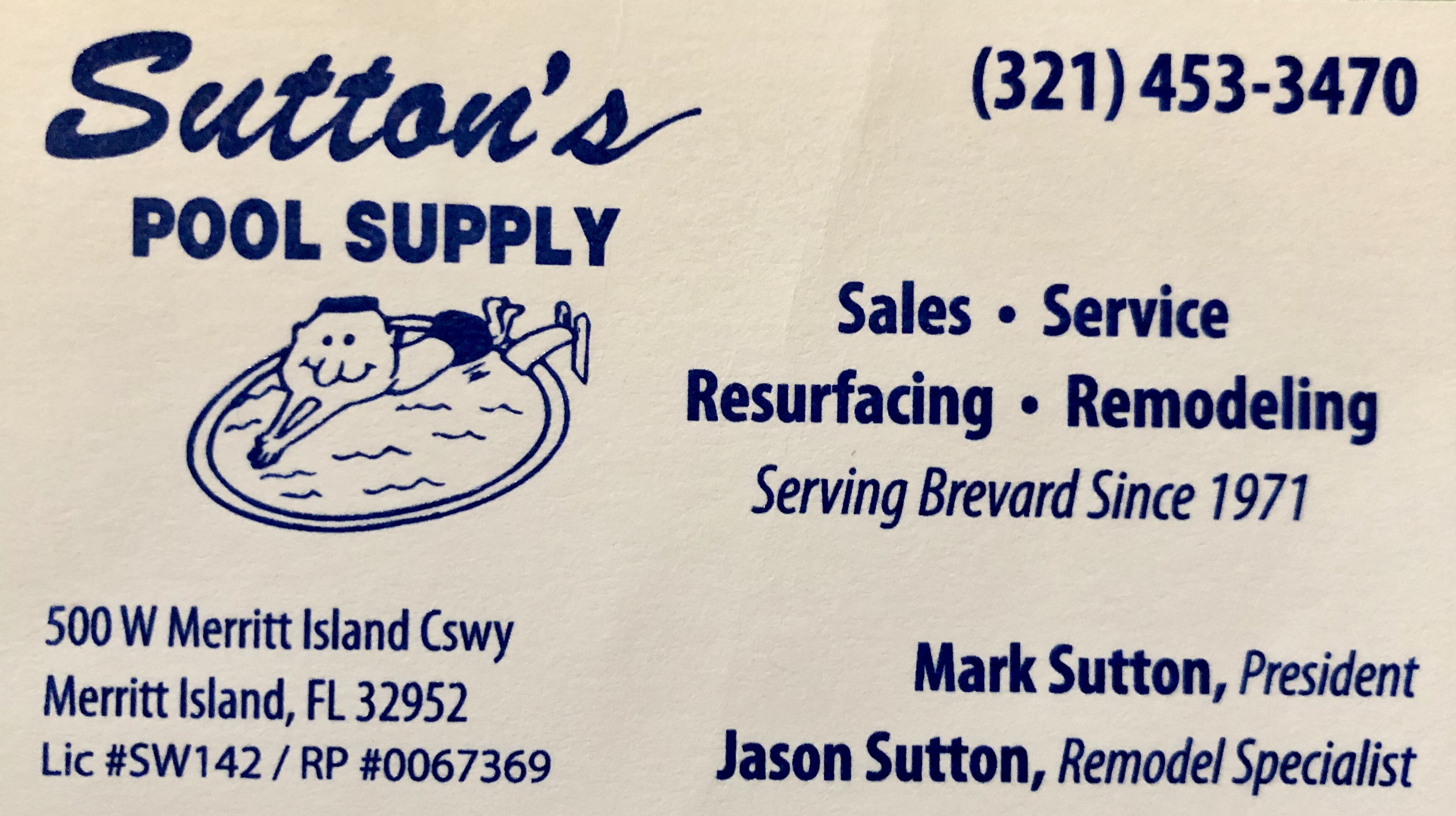 Sutton's Pool Supply