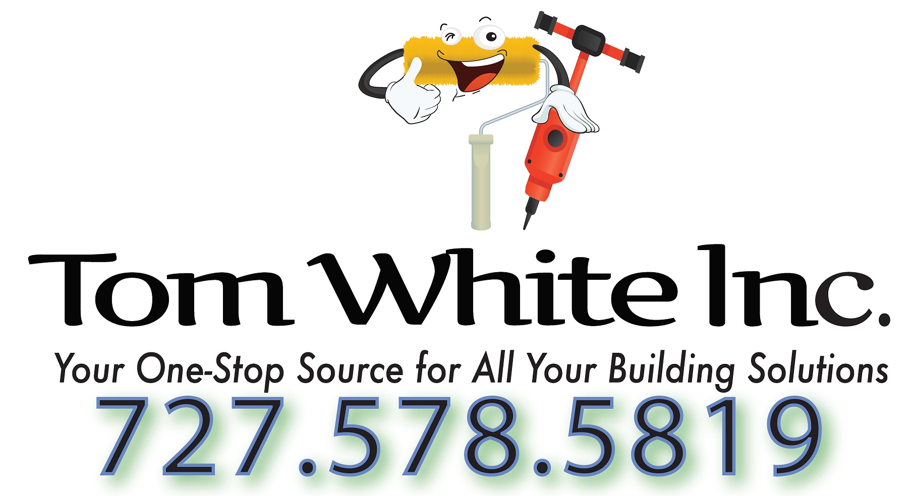 Gold $350 Recognition on Tournament Handouts, Foursome in Tournament, Hole Sponsor Sign - Tom White - Logo