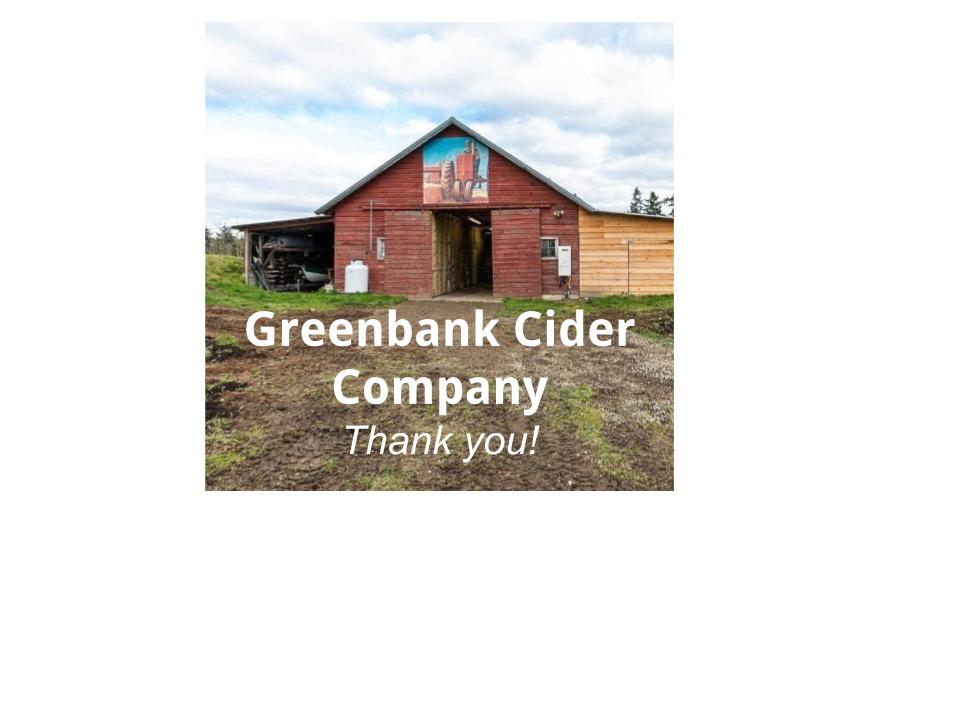 KP Sponsor - GOLD - Greenbank Cider Company - KP Sponsor #17 - Logo