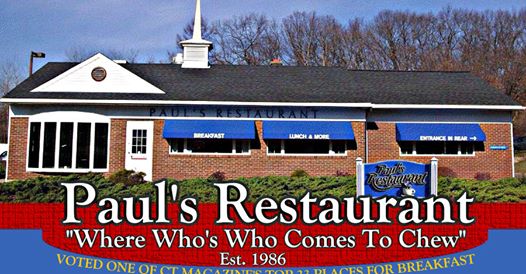 TEE SIGN FRIEND - $100, (72 Available) Tee - Sign Sponsor, four per Tee box. - Paul's Restaurant, Cheshire, $20 Gift Card - Logo