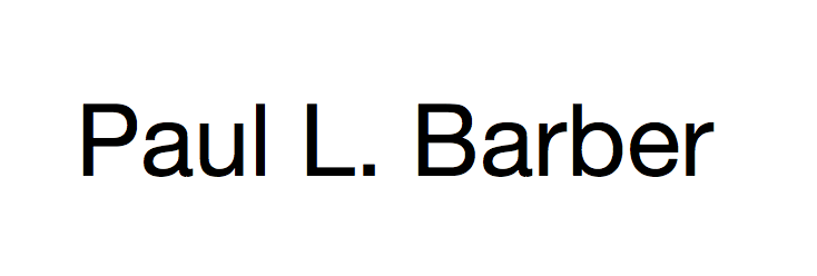 Paul L. Barber