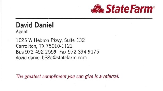David Daniel, State Farm Insurance Agency