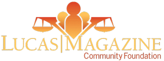 Pin Flag Sponsor - Lucas Magazine Community Foundation - Logo