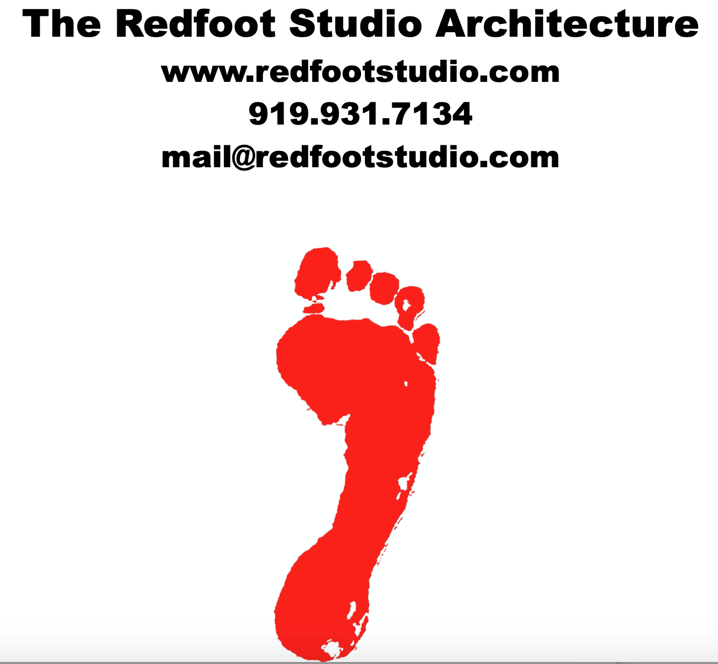 Redfoot Studio Architecture