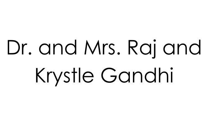 Dr. and Mrs. Raj and Krystle Gandhi