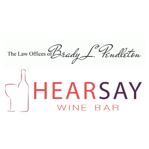 Beverage Cart Sponsor - Hearsay Wine Bar / Brady Pendleton - Logo