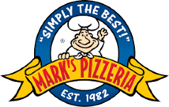 Christie's Blue Coat Sponsor - Mark's Pizzeria - Logo
