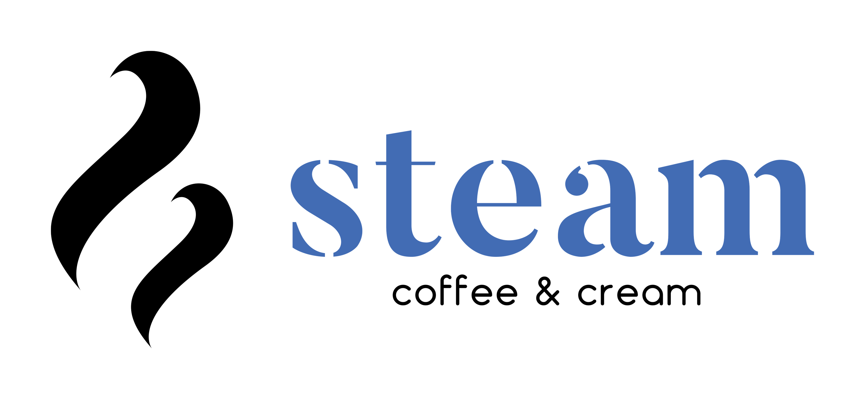 Hole Sponsor - Steam Coffee and Cream - Logo