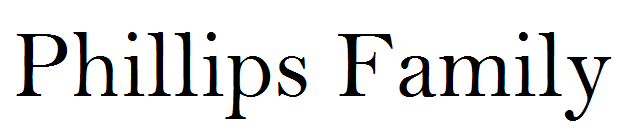 Contest Sponsor: Long Drive/Closest to the Pin - Phillips Family - Logo