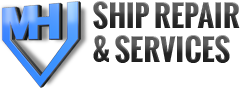 Beverage Cart Sponsor - MHI Ship Repair & Services - Logo