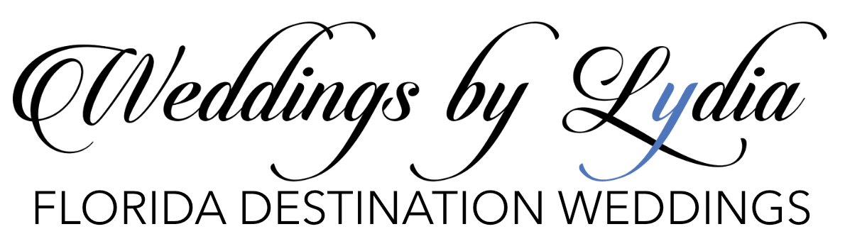 Prize Sponsor - Weddings By Lydia Destination Florida Weddings - Logo