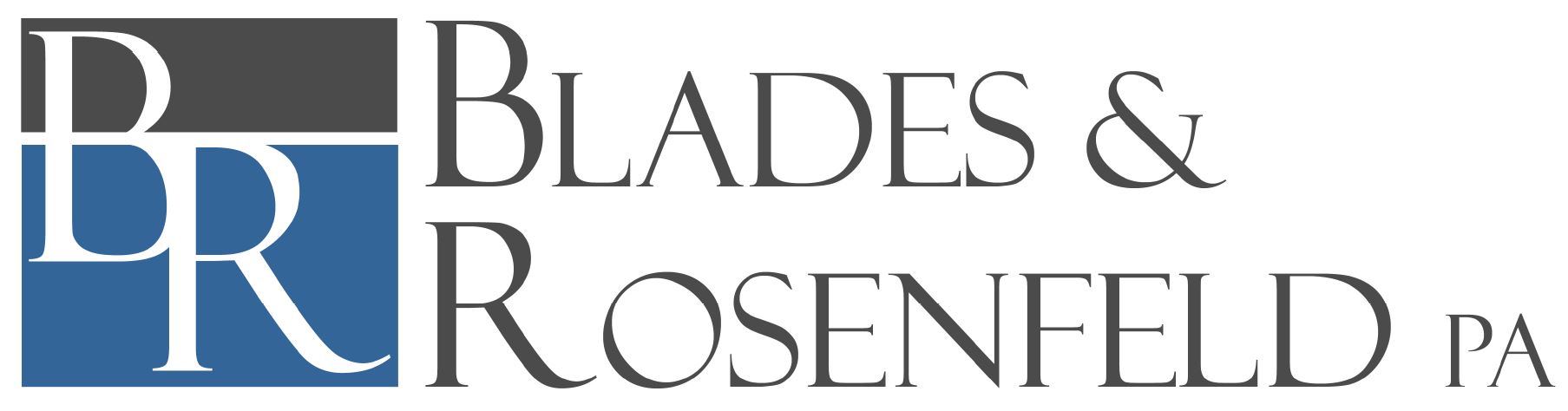 Hole Sponsors - Blades & Rosenfeld, P.A. - Logo