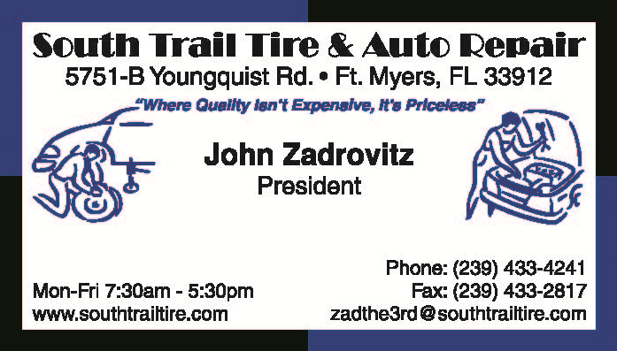 Birdie Sponsor - South Trail Tire and Auto - Logo