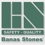 Golf Cart Sponsor - Banas Stones - Logo