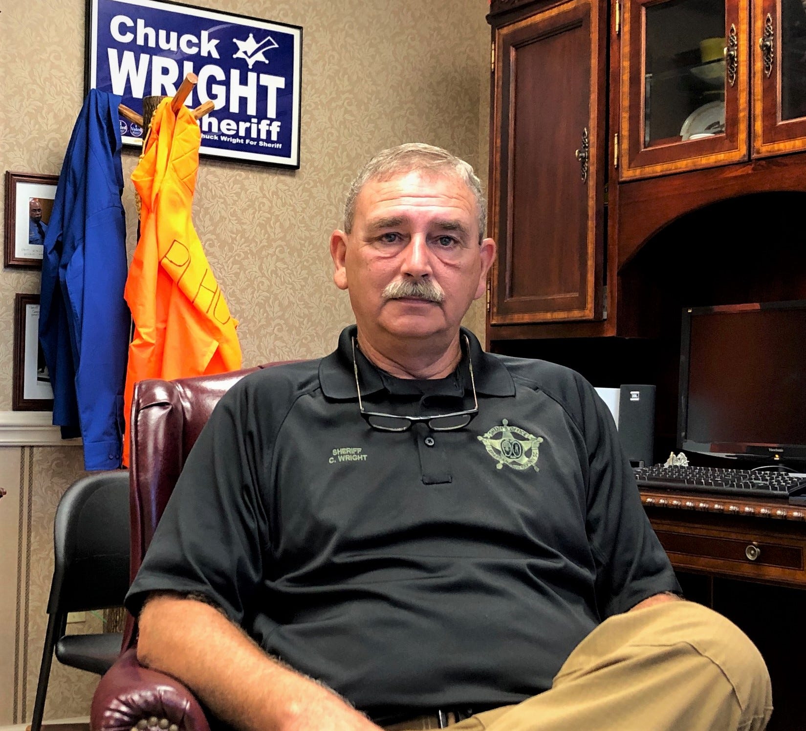 Gold Hole Sponsor - Sheriff Chuck Wright - Logo