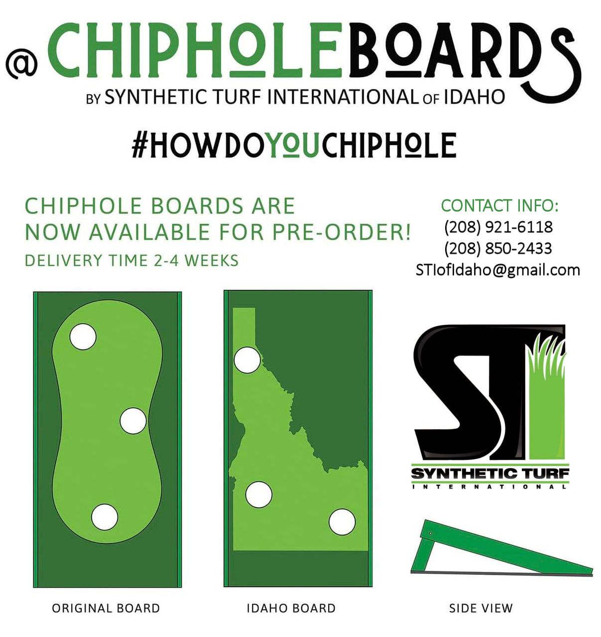 Challenge Sponsor - Synthetic Turf International of Idaho - Logo