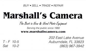 Hole Sponsor - Marshall's Camera - Logo