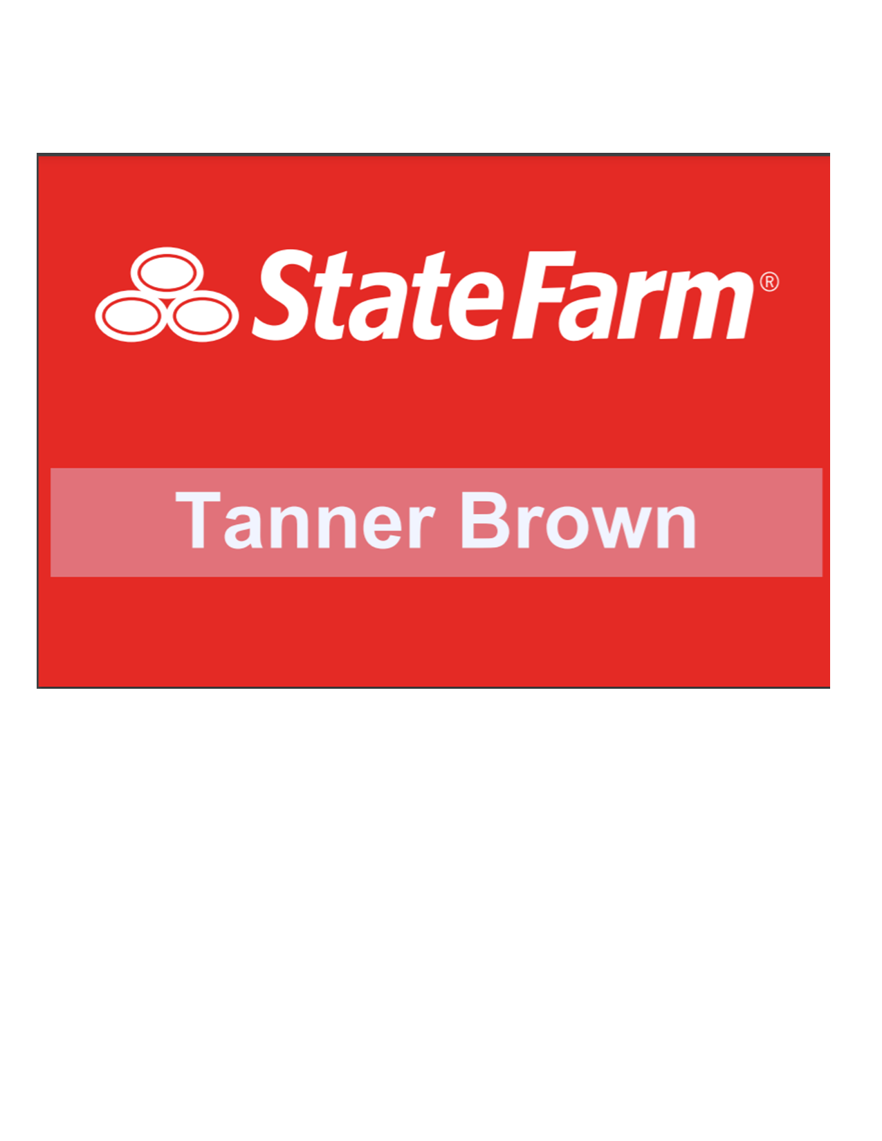 Corporate - Tanner Brown State Farm - Logo