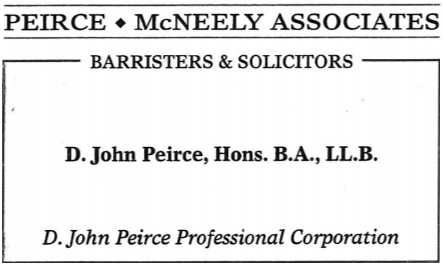Hole Sponsor - Peirce McNeely Associates - Logo