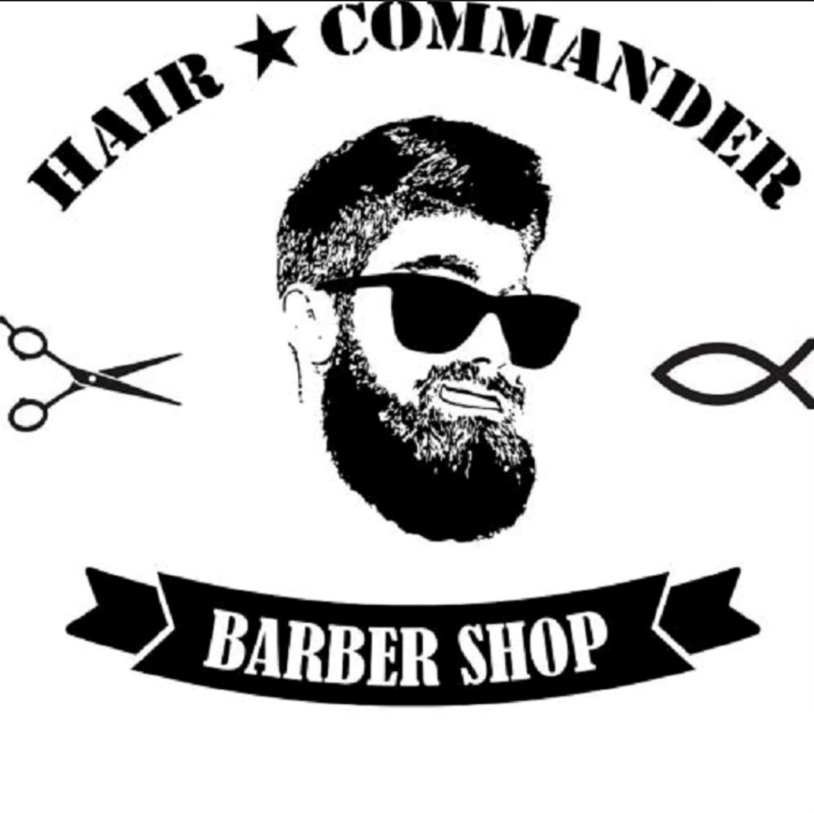Hole Sponsor - Hair Commander Barber Shop - Logo