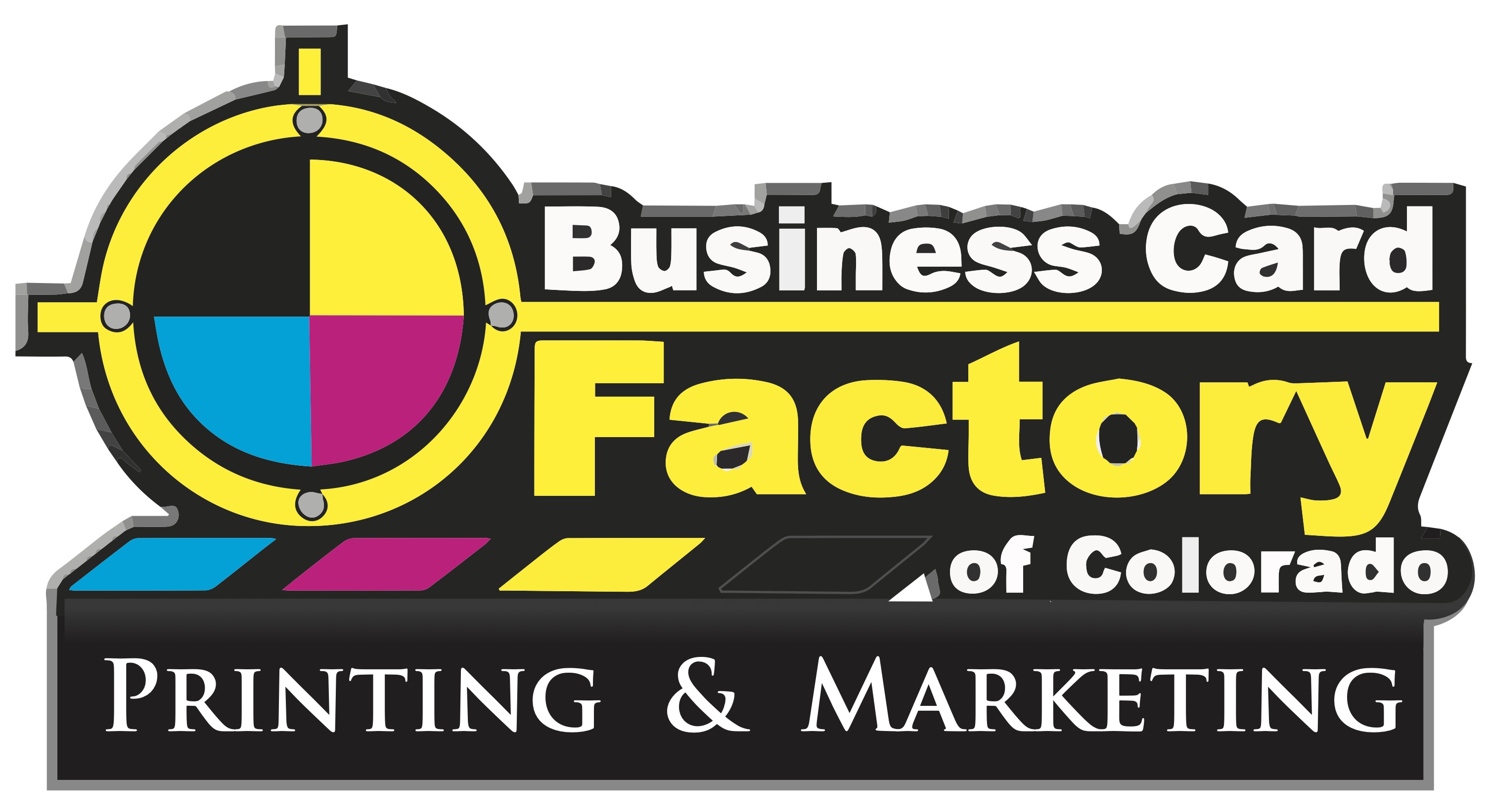 Hole Sign - Business Card Factory of Colorado - Logo