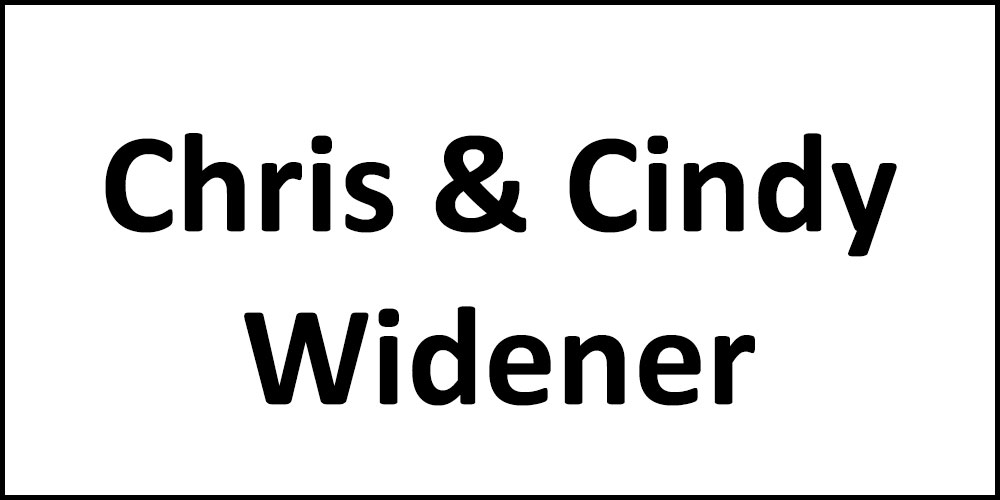 Silver Sponsors - Chris & Cindy Widener - Logo