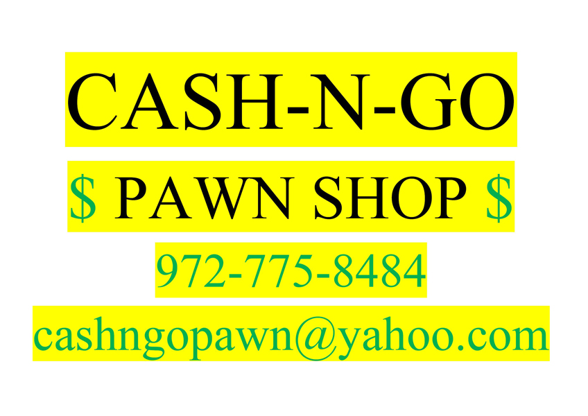 Hole Sponsors - Cash-N-Go Pawn Shop - Logo