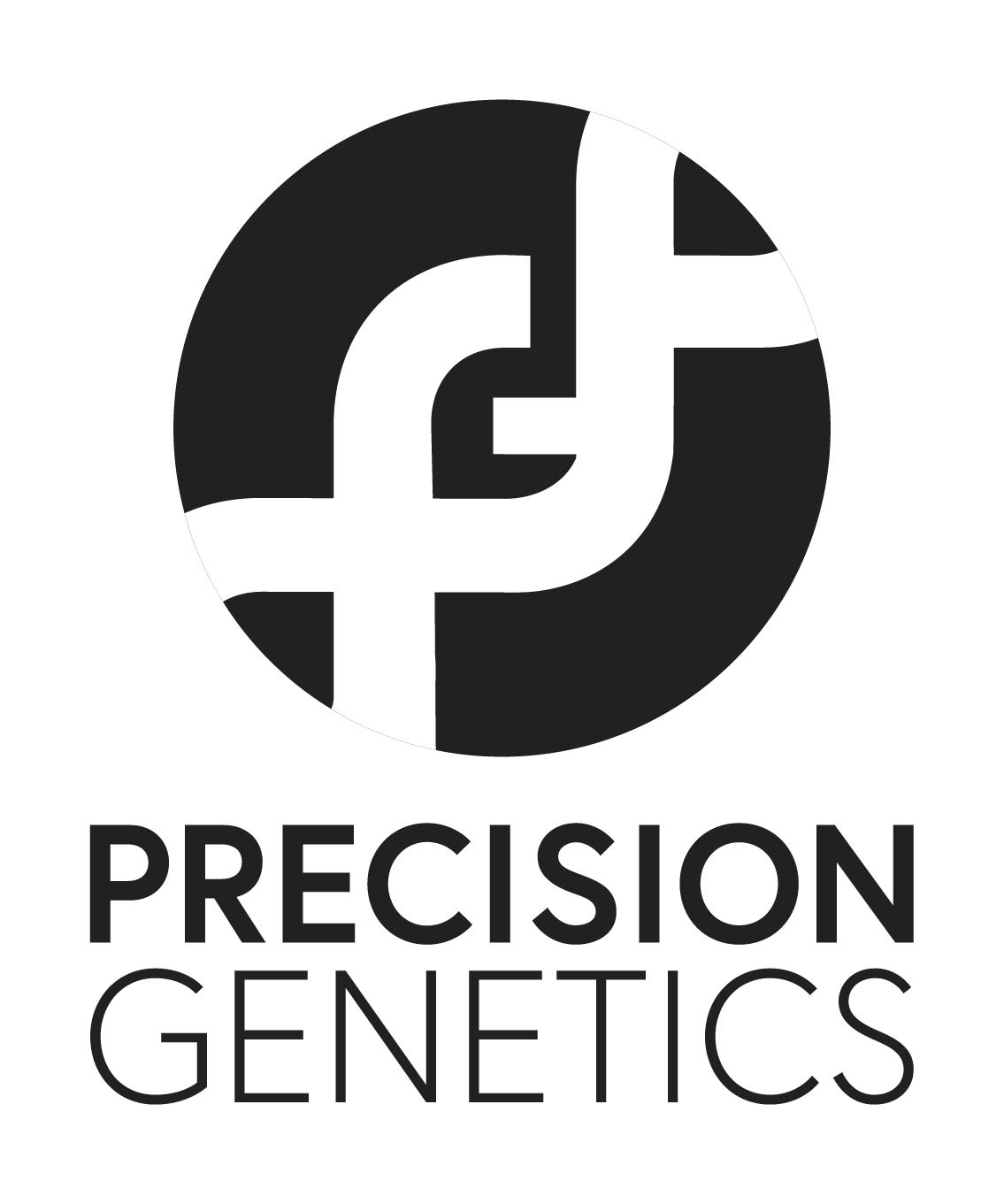 Presenting - Precision Genetics - Logo