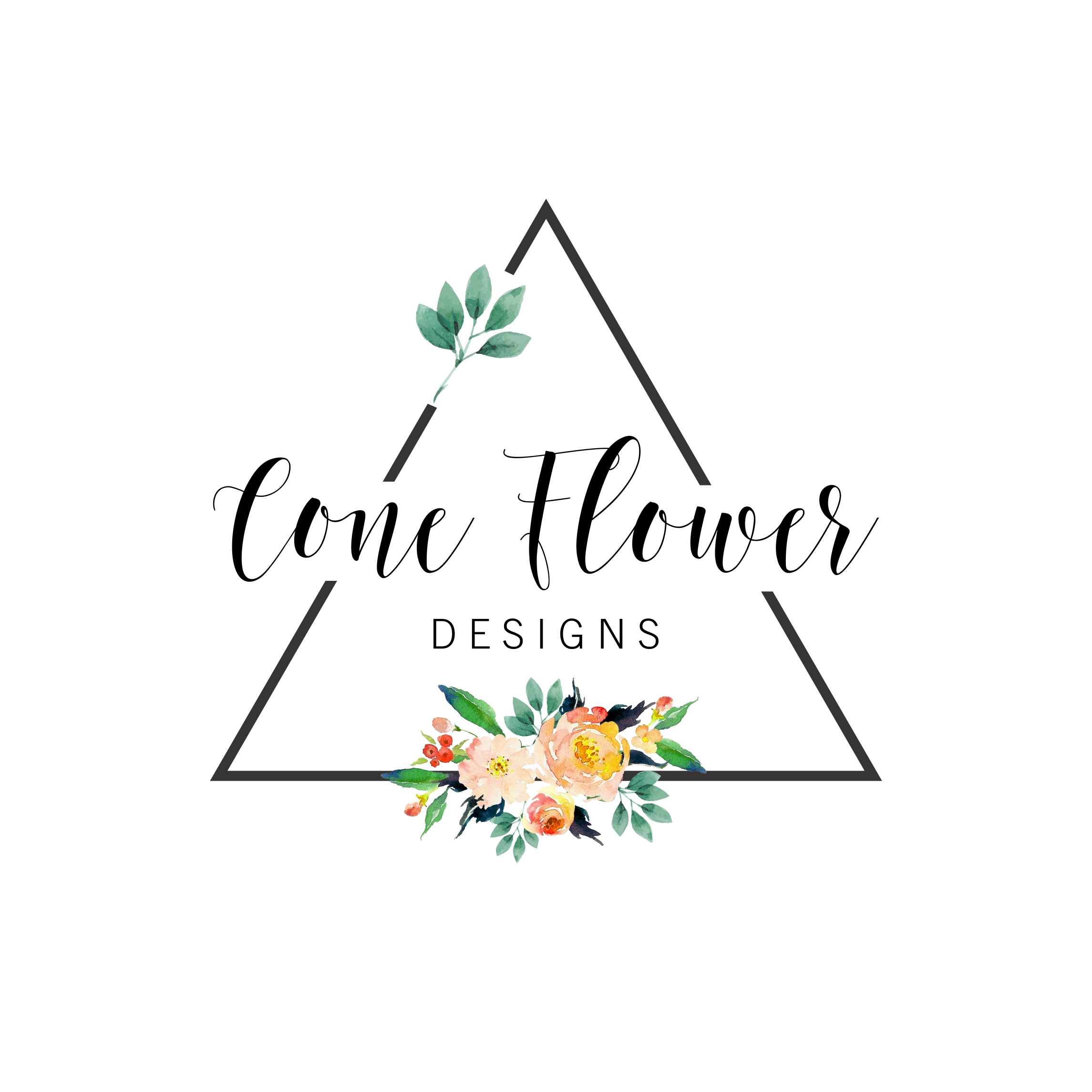 Hole Sponsor - Cone Flower Designs - Logo