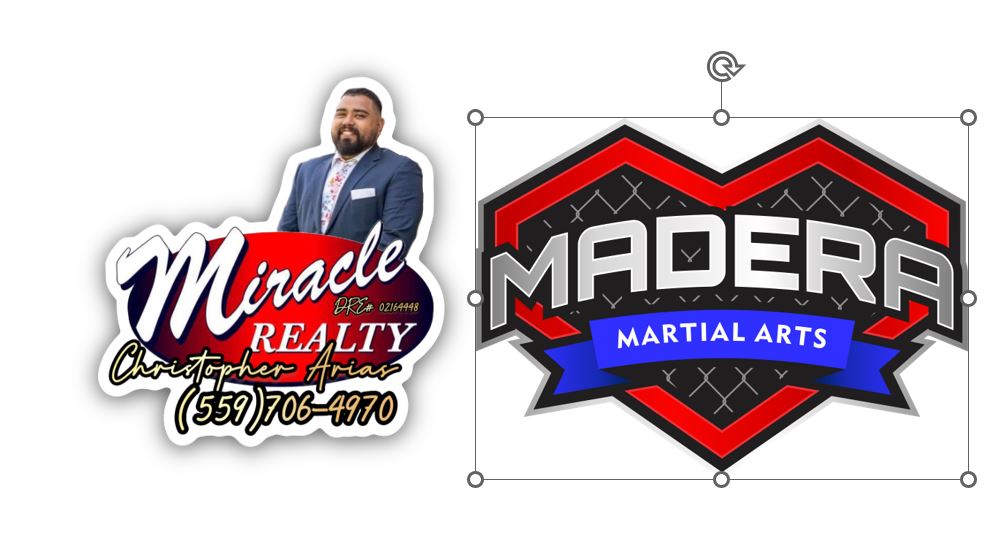 Hole Sponsor - Christopher Arias Miracle Realty and Madera Martial Arts - Logo