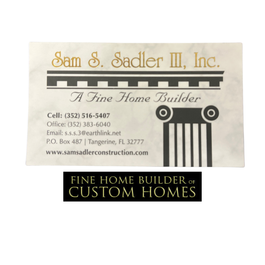 Sam Sadler Construction, Inc. 