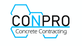 White Tee Sponsor-  $250 - ConPro Concrete Contracting - Logo